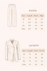 STRUCTURED TWO-PIECE SUIT - Navy