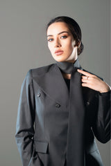 STRUCTURED TWO-PIECE SUIT - Gray